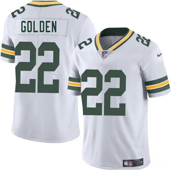 Men & Women & Youth Green Bay Packers #22 Matthew Golden White 2025 Vapor Untouchable Limited Stitched Jersey,We sell and wholesale Men & Women & Youth Green Bay Packers #22 Matthew Golden White 2025 Vapor Untouchable Limited Stitched Jersey on line form chian!